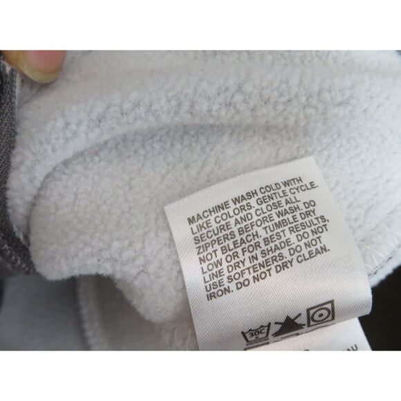 Liv Outdoor Hoodie Kangaroo Pocket Women's Shearling Hood Gorpcore Gray Sz M - Picture 9 of 10